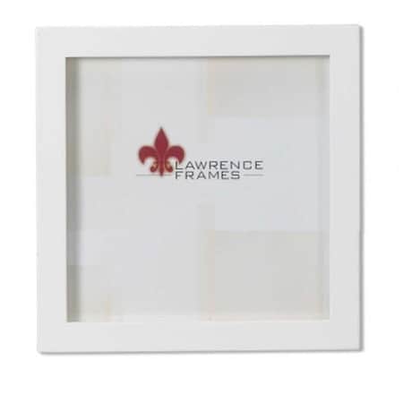 Lawrence Frames 5x5 White Wood Picture Frame - Gallery Collection LA328029